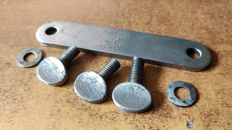 Stanley #80 scraper, screws